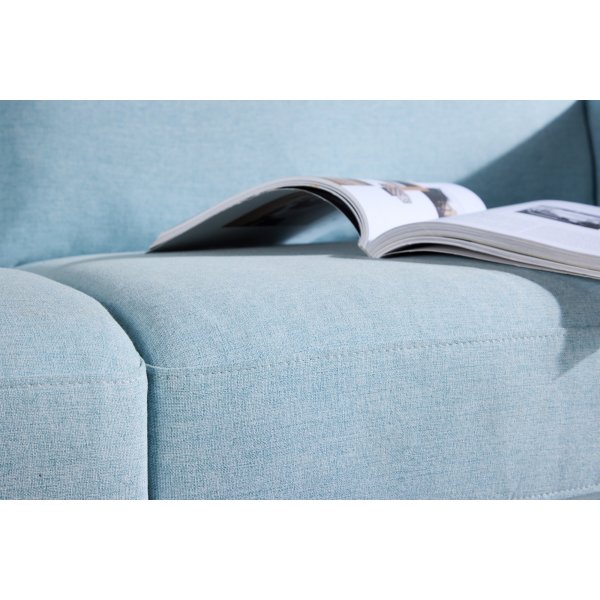 Sky 3-seters sofa - Babyblå/Whitewash Sky 3-seters sofa - Babyblå/Whitewash