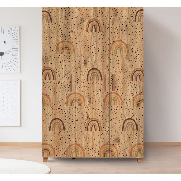 Live Rainbow garderobe - Furu Live Rainbow garderobe - Furu