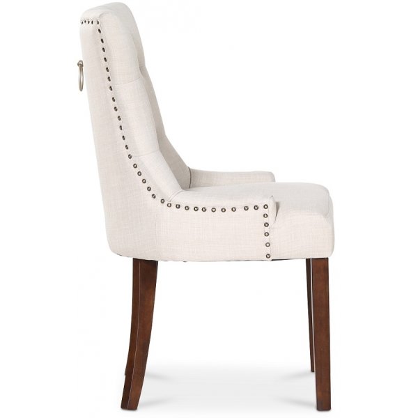 Spisegruppe; Bord 180x90 cm med 4 beige Tuva-stoler