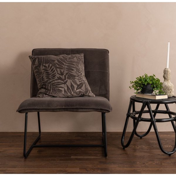 Lova lenestol - Mørkegrå/svart Lova lenestol - Mørkegrå/svart