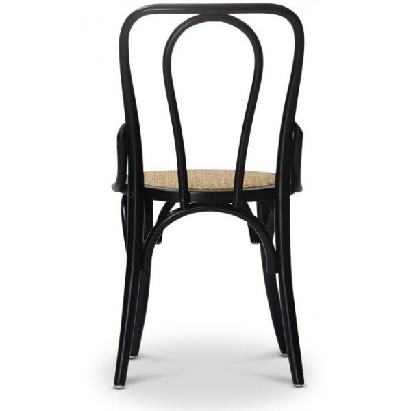 Sintorp spisegruppe, rundt spisebord 115 cm inkludert 4 stk. Samset stoler i byd tre - svart marmor (laminat) + Tekstilrens for mbler