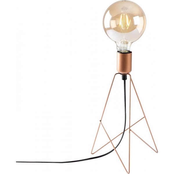 Piramite bordlampe - Kobber