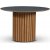 Sumo spisebord Ø118 cm - Oljet eik / Perstorp mørkegrå virrvarr