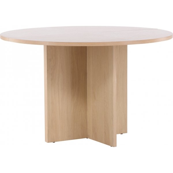 Strada spisebord 120-170 x 120 cm - Whitewash Strada spisebord 120-170 x 120 cm - Whitewash