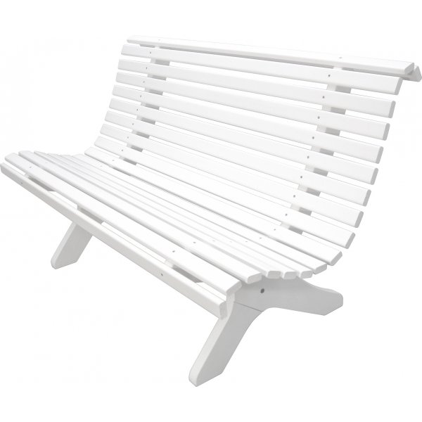 3-seters benk Lillesand - Hvit 3-seters benk Lillesand - Hvit