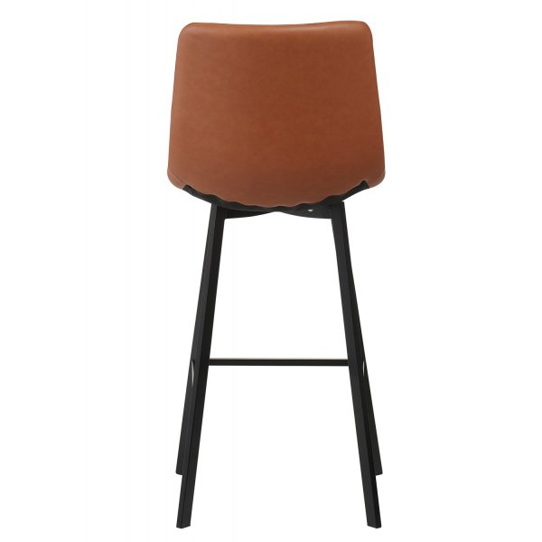 Tampa barstol - Brun PU/svart Tampa barstol - Brun PU/svart