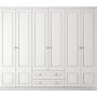 Inci garderobe 210 x 50 x 182 cm - Hvit