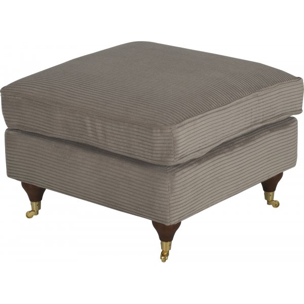 Howard Watford Deluxe fotskammel - lysebrun kordfløyel Howard Watford Deluxe fotskammel - lysebrun kordfløyel