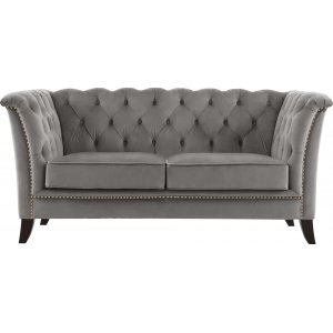 Sofa Chesterfield 2-seter grå - Henry Sofa Chesterfield 2-seter grå - Henry