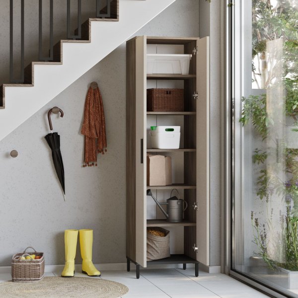 Vogue skap 4 - Brun/antrasitt Vogue skap 4 - Brun/antrasitt