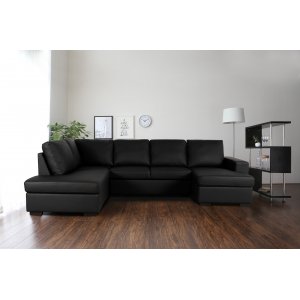 Solna U-sofa A3D - Resirkulert skinn Solna U-sofa A3D - Resirkulert skinn