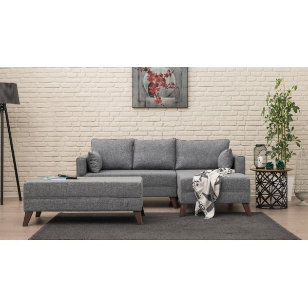 Bella divansovesofa - grå Bella divansovesofa - grå