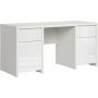 Caspian skrivebord 160 x 65 cm - Blank hvit