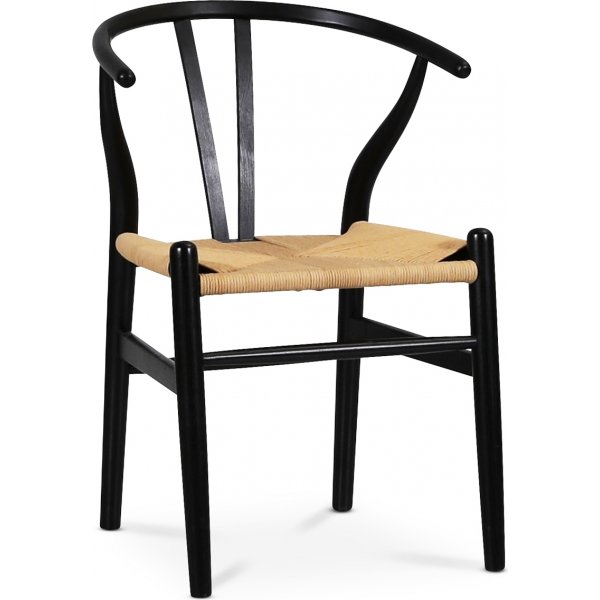 Brandon lenestol - Svart med tausete Brandon lenestol - Svart med tausete