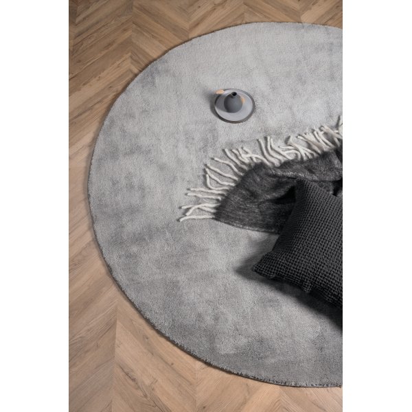 Viskoseteppe Lawson - Lysegr Viskose-look