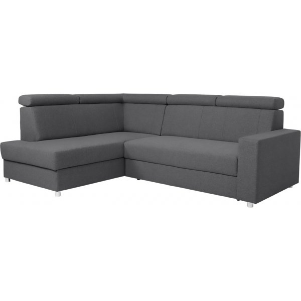 Lone hjørnesovesofa venstre - Grå Lone hjørnesovesofa venstre - Grå