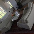 Kundebilde Accent sofabord 75 - Hvit marmor / Messingfarget underdel