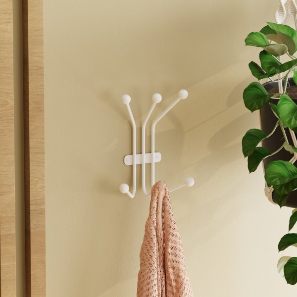 Maur kleshenger - Hvit Maur kleshenger - Hvit