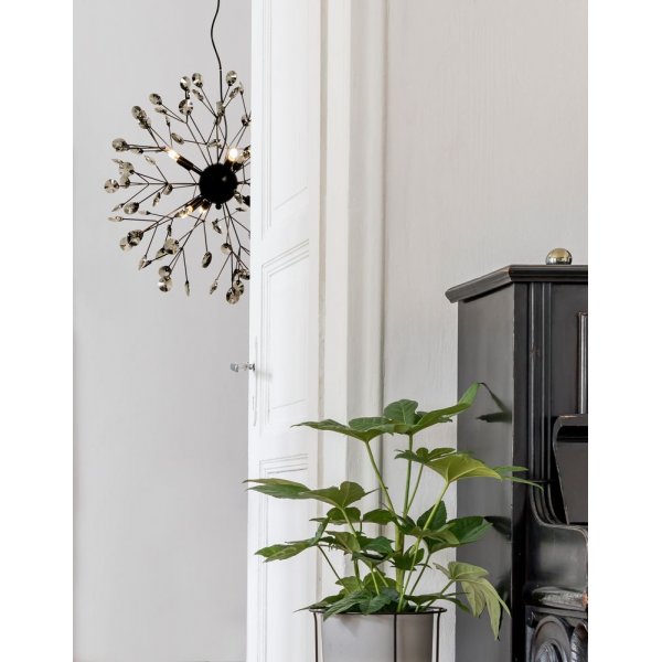 Taklampe Viva - Svart/klar