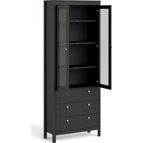 Madrid vitrineskap - Sort Madrid vitrineskap - Sort