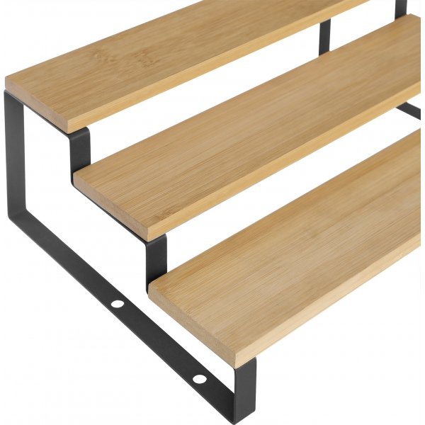 Biharat krydderhylle, 2 stk - Bambus/svart Biharat krydderhylle, 2 stk - Bambus/svart