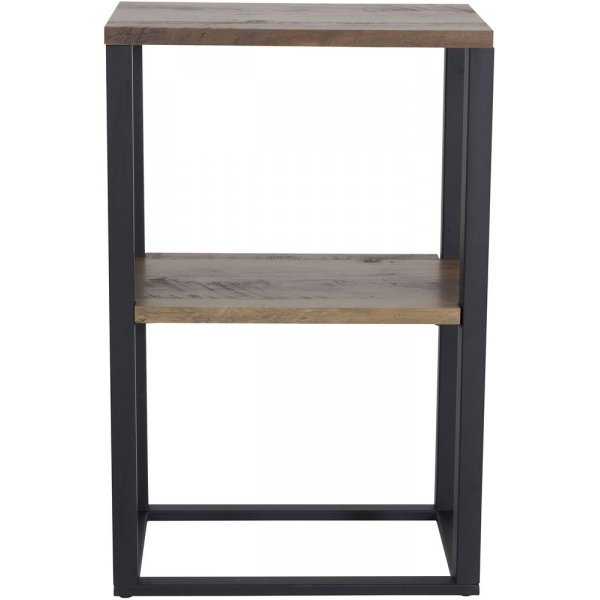 Nattbord Charlotte - Svart / Teakimitasjon