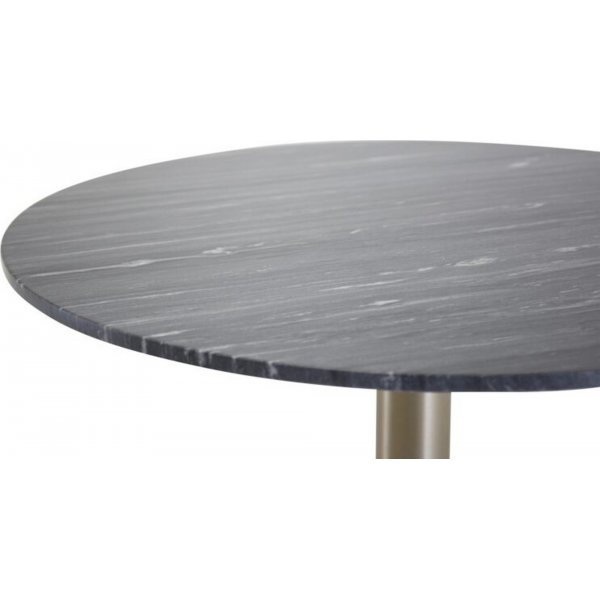 Kvarnbacken spisebord, 106 cm - Mørk marmor/messing Kvarnbacken spisebord, 106 cm - Mørk marmor/messing