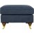 Fotskammel mørkeblå - Howard + Møbelføtter Fotskammel mørkeblå - Howard + Møbelføtter