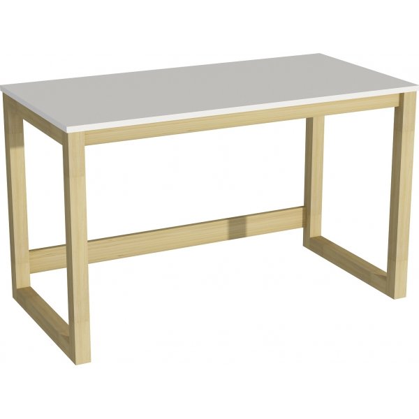 Tone skrivebord - Hvit/furu