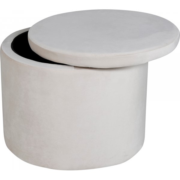 Jabar sittepuff - Beige fløyel Jabar sittepuff - Beige fløyel