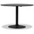 Seat Spisegruppe, spisebord med 4 stk Carisma fløyelsstoler - Sort/Bordeaux
