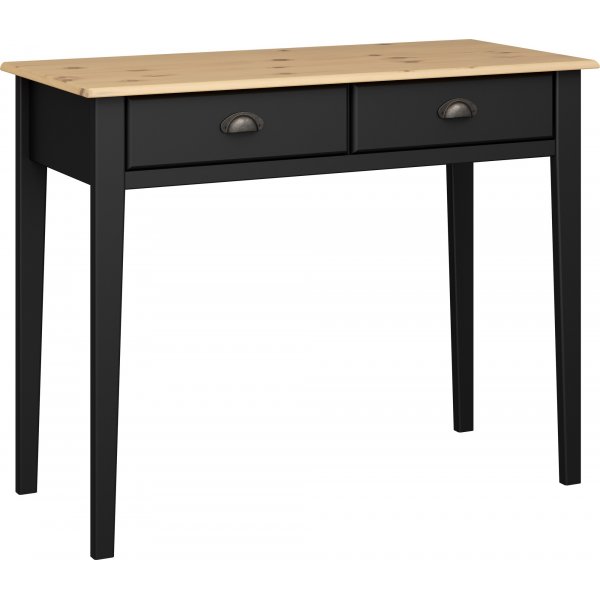 Nola skrivebord 95 x 45 cm - Sort/beige