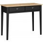 Nola skrivebord 95 x 45 cm - Sort/beige