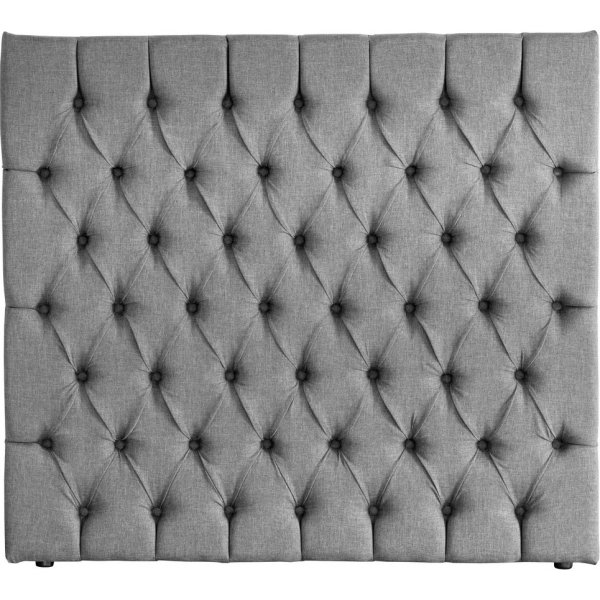 Nord Sengegavl med knappar 180 x 90 cm - Svart