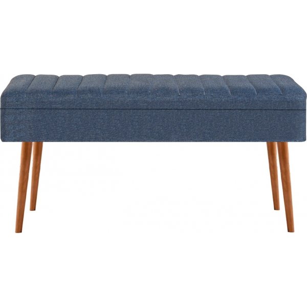 Vina benk - Furu/mørk blå Vina benk - Furu/mørk blå
