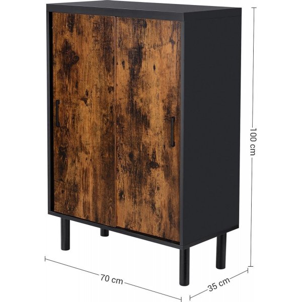 Abakan skoskap - Brun/svart