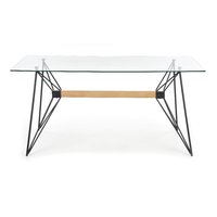 Ulrica Spisebord - Glass/svart Ulrica Spisebord - Glass/svart