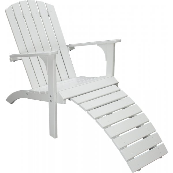 Kungshamn dekkstol med fotsttte - Hvit + Flekkfjerner for mbler