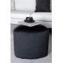 Tee sittepuff - Svart flyel