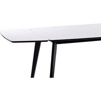 Mckenzie tilleggsplate 45x90 cm - Hvit/svart Mckenzie tilleggsplate 45x90 cm - Hvit/svart
