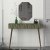 Skogsavlastningsbord med speil 120x 35 cm - Valnøtt/mørkegrønn