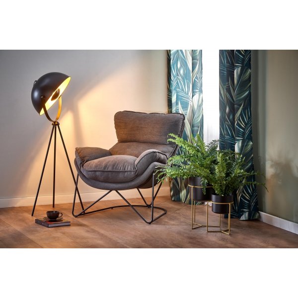 Gereon lenestol - Grå Gereon lenestol - Grå