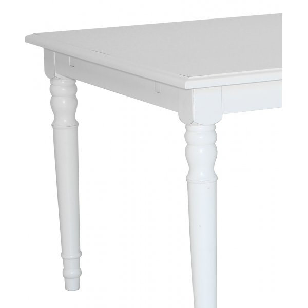 Nomi spisebord 180x100 cm - Antikkhvit + 4.00 x Stolpute