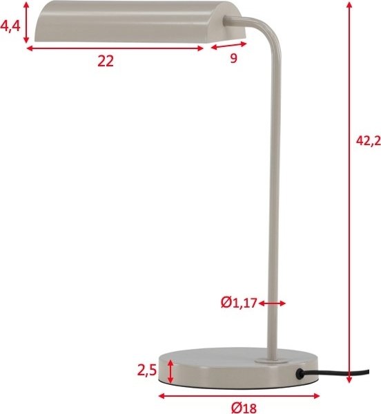 Munnspill bordlampe - Sort Munnspill bordlampe - Sort