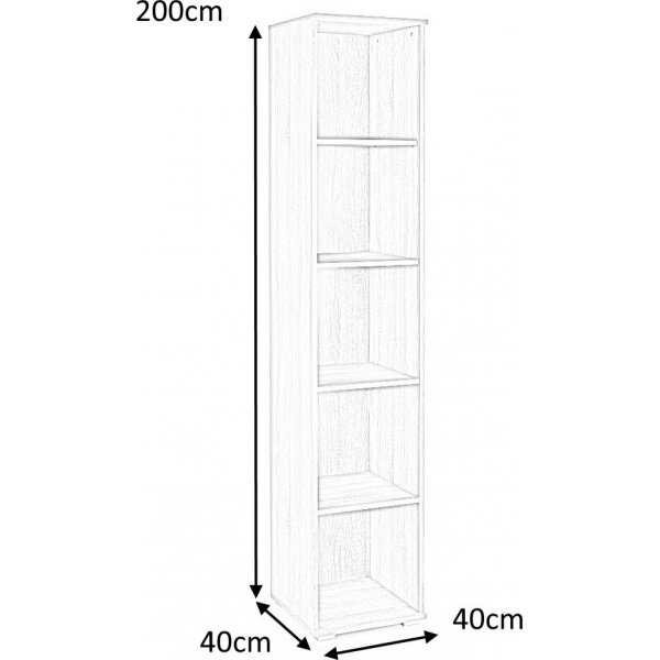 Abdel bokhylle - Hvit Abdel bokhylle - Hvit