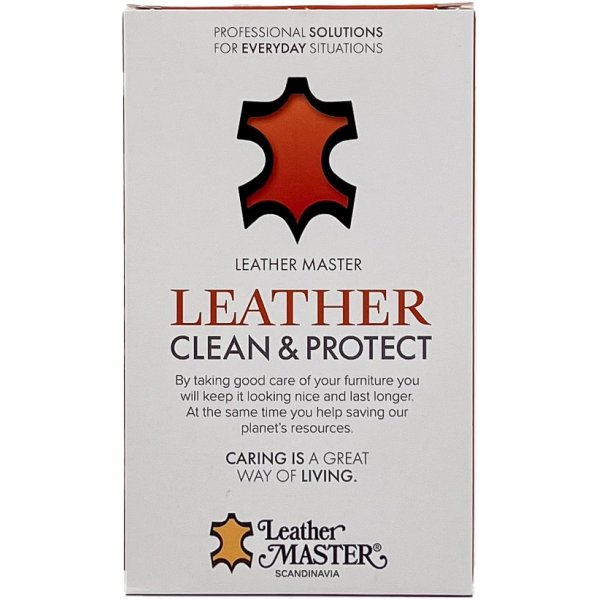 Leather Clean & Protect Mini rengjøringsvæske - 2 x 100 ml Leather Clean & Protect Mini rengjøringsvæske - 2 x 100 ml
