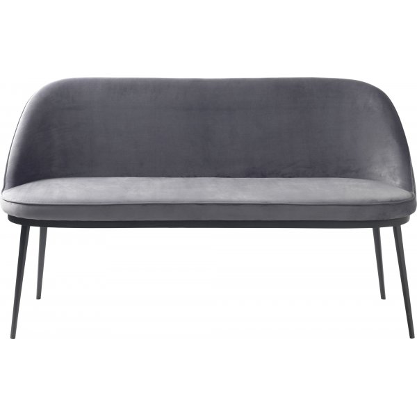 Seal 2-seters sofa i gr flyel