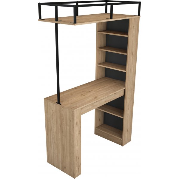 Jesper kjøkkenbord - Valnøtt/sort Jesper kjøkkenbord - Valnøtt/sort