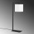 Profil bordlampe - Hvit/svart
