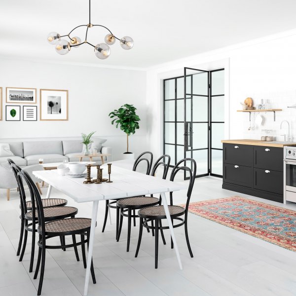 Chromozom taklampe 1022 - Sort Chromozom taklampe 1022 - Sort